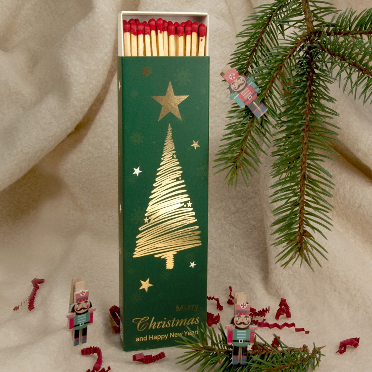 Zapałki extra długie "Złota Choinka"