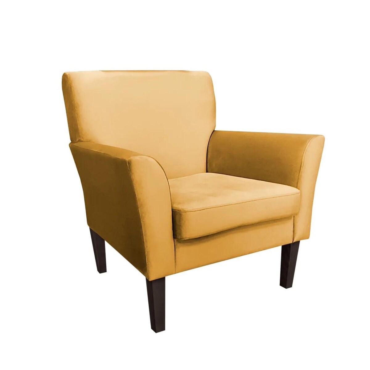 Fotel PIRO MG VELVET musztardowy/curry