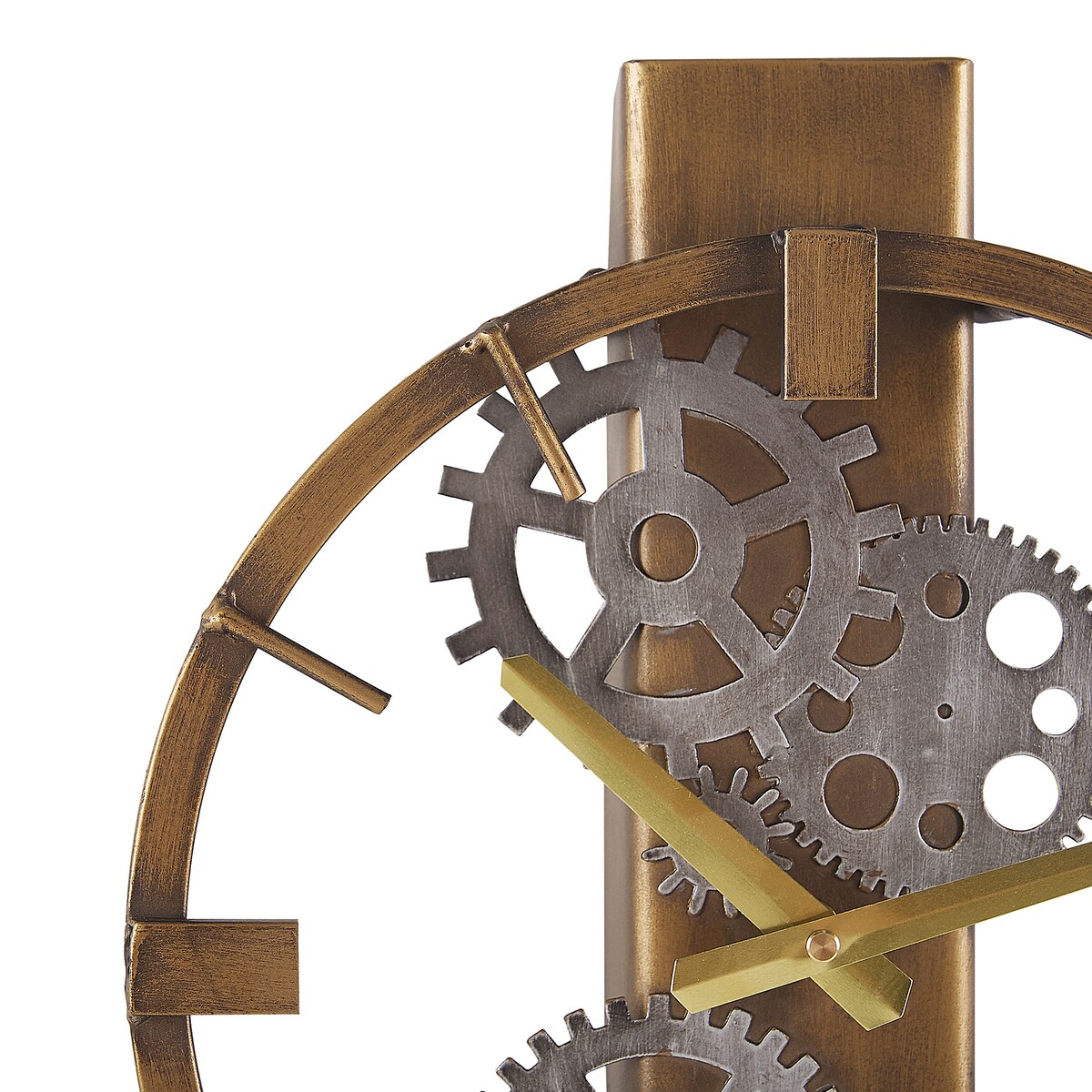Zegar ścienny MARCOTE 30 cm Metal Złoty