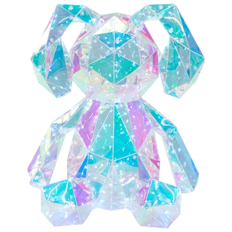 Dekoracja LED Królik KINTAUS Kolorowy