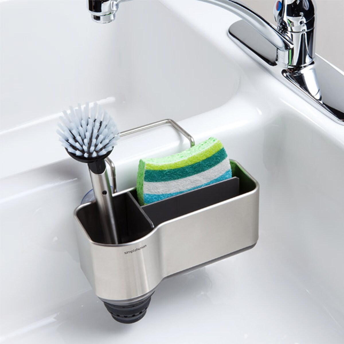 Pojemnik do zlewu SINK CADDY - stal nierdzewna / simplehuman