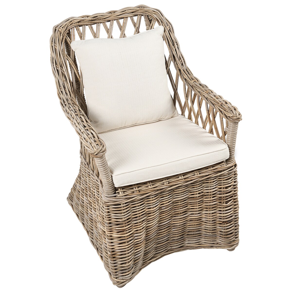 Fotel ogrodowy MAROS II Rattan Naturalny