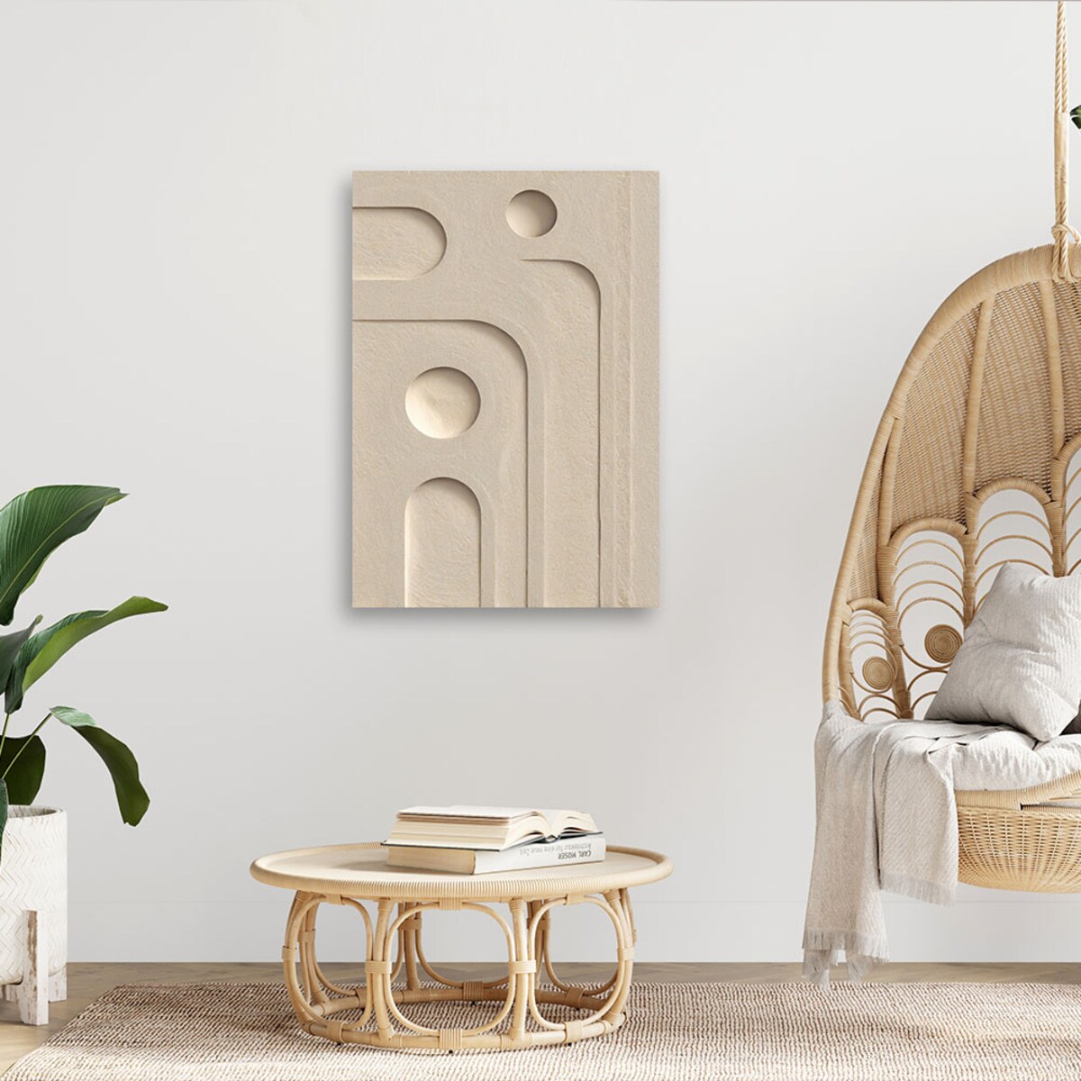 Obraz na płótnie do salonu Geometryczne formy efekt 3D cm 40x60