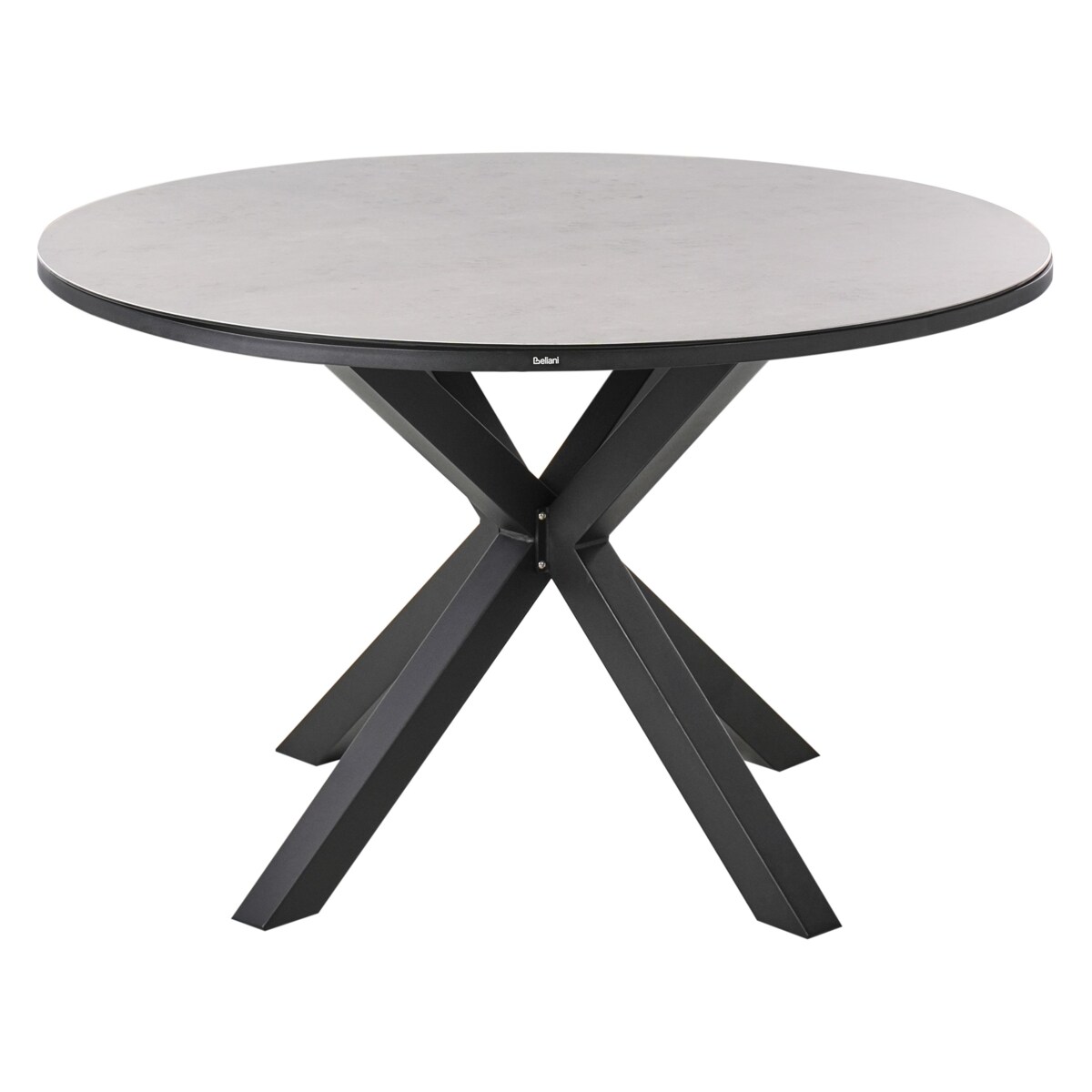 Zestaw ogrodowy dla 4 osób MALETTO/TAVIANO z poduszkami Metal Szary/ czarny