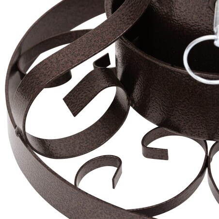 vidaXL Stojak pod choinkę, antyczna miedź, 29x29x15,5 cm