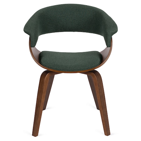 Krzesło Tapicerowane Loftowe Drewno Gięte GARY 2 Zielone Do Salonu Loft