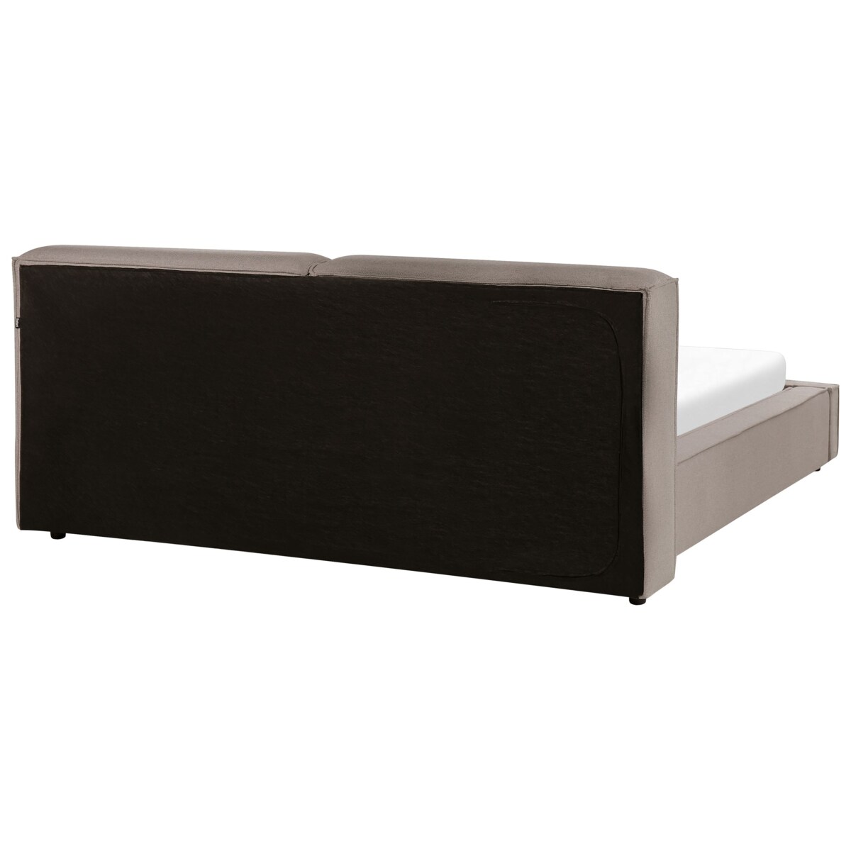 Łóżko tapicerowane 180 x 200 cm jasnobrązowe LINARDS