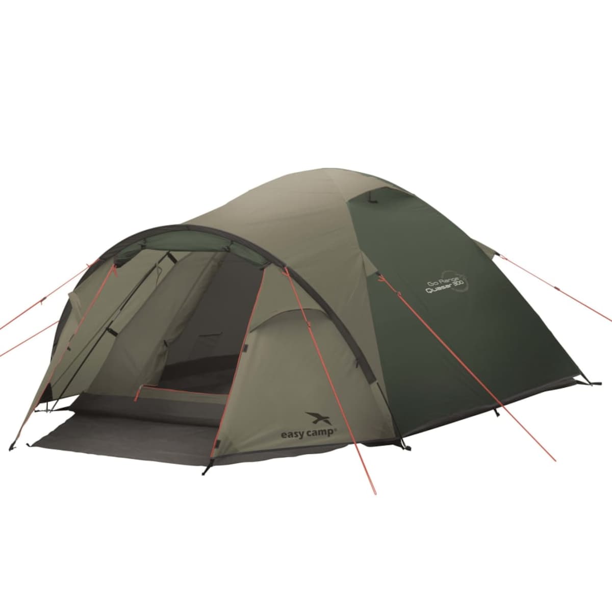 Easy Camp Namiot Quasar 300, 3-osobowy, rustykalna zieleń
