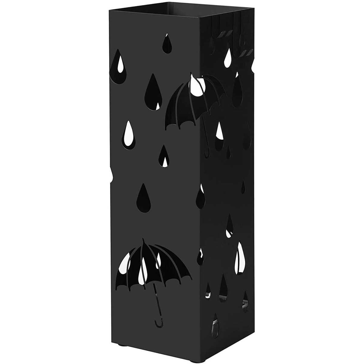 Parasolnik Metalowy 15,5X15,5X49 Cm Czarny