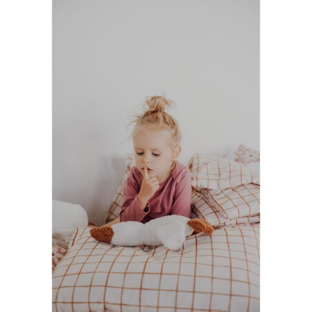 POŚCIEL BAWEŁNIANA Z WYPEŁNIENIEM CAMEL CHECK - L