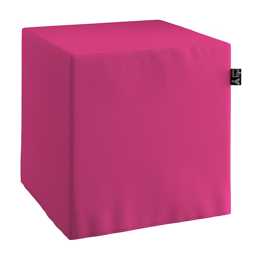 Puf kostka Nano, różowy, 40 x 40 x 40 cm, Happiness