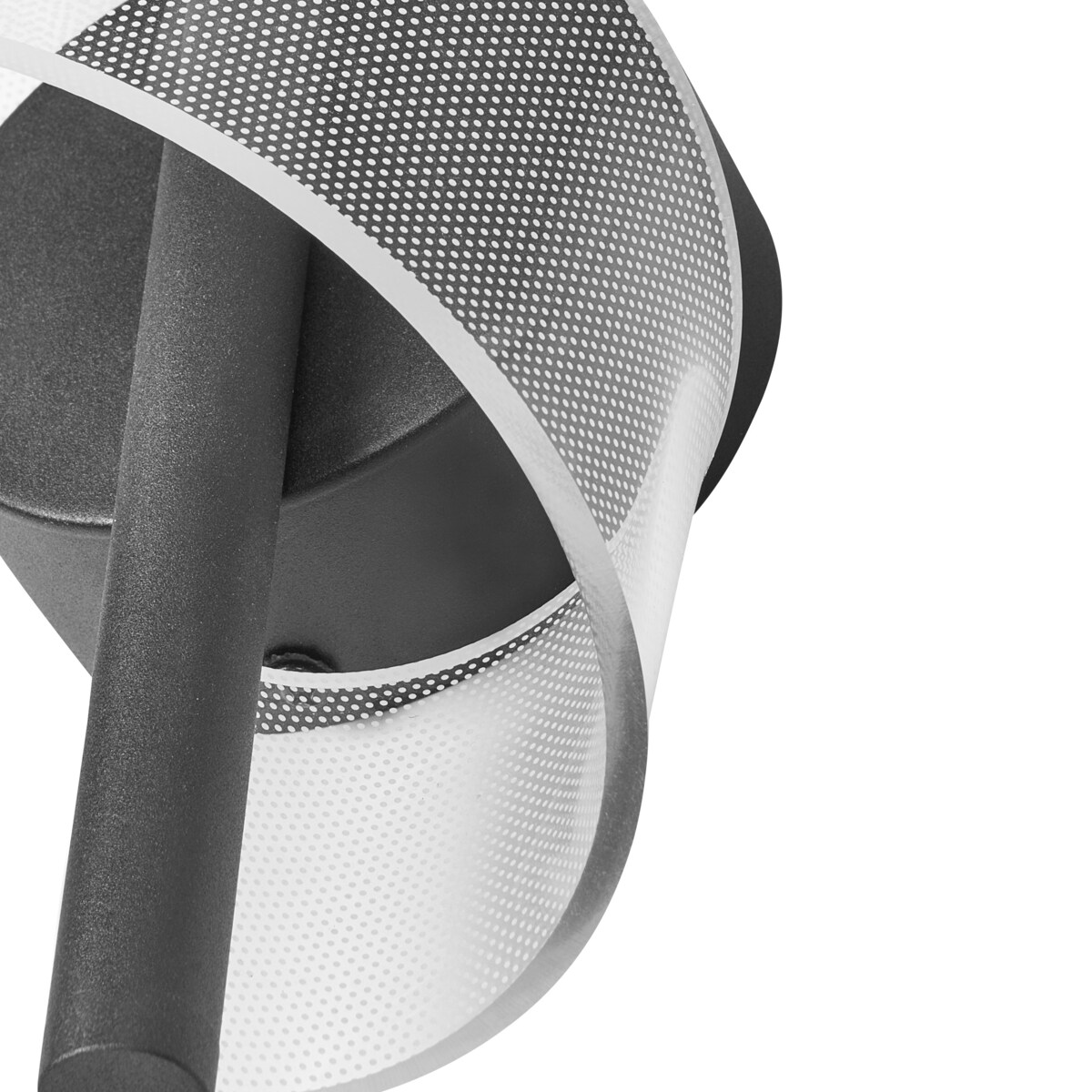 Lampa ścienna LED SARELA Czarny Metal