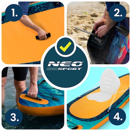 Deska SUP do pływania pompowana Paddle Aquasurf 320cm Neo-Sport