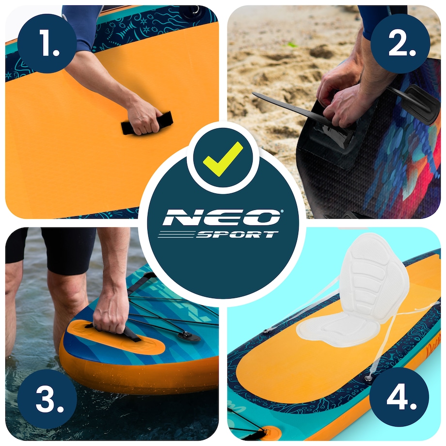 Deska SUP do pływania pompowana Paddle Aquasurf 320cm Neo-Sport