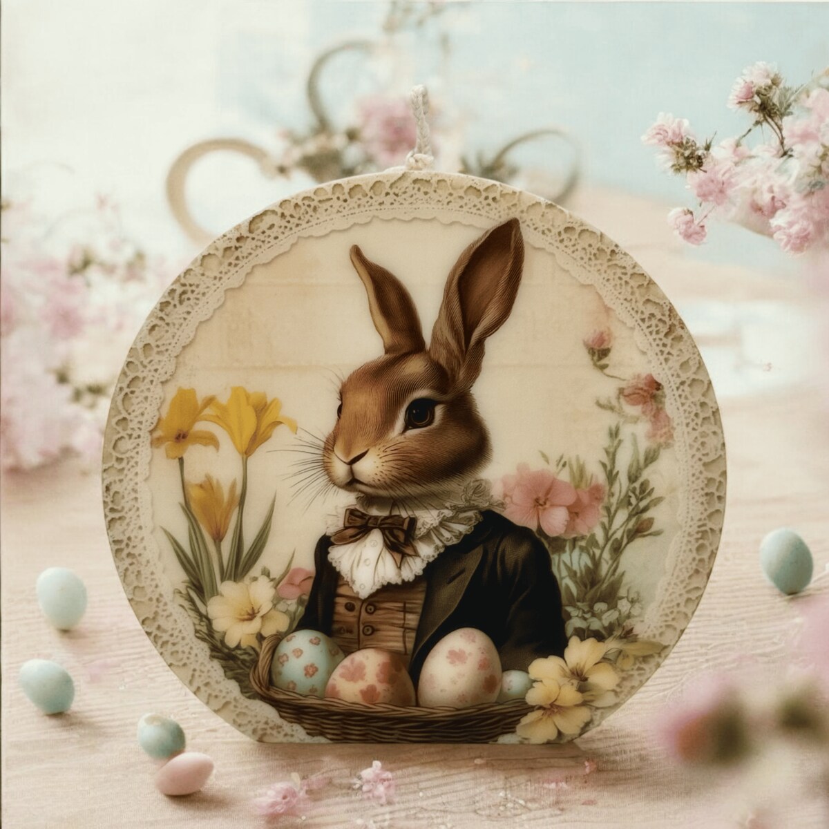 Świeca sojowa wielkanocna Zając wielkanocny