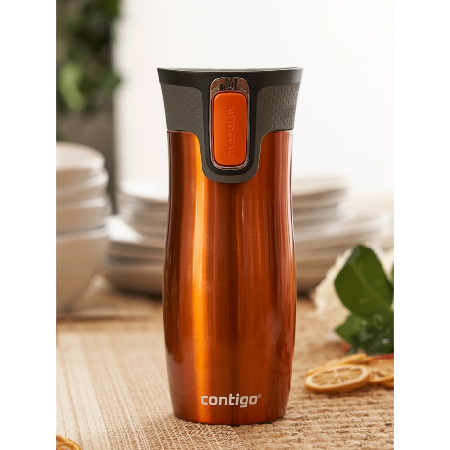 Kubek termiczny Contigo West Loop 2.0 470ml - pomarańczowy