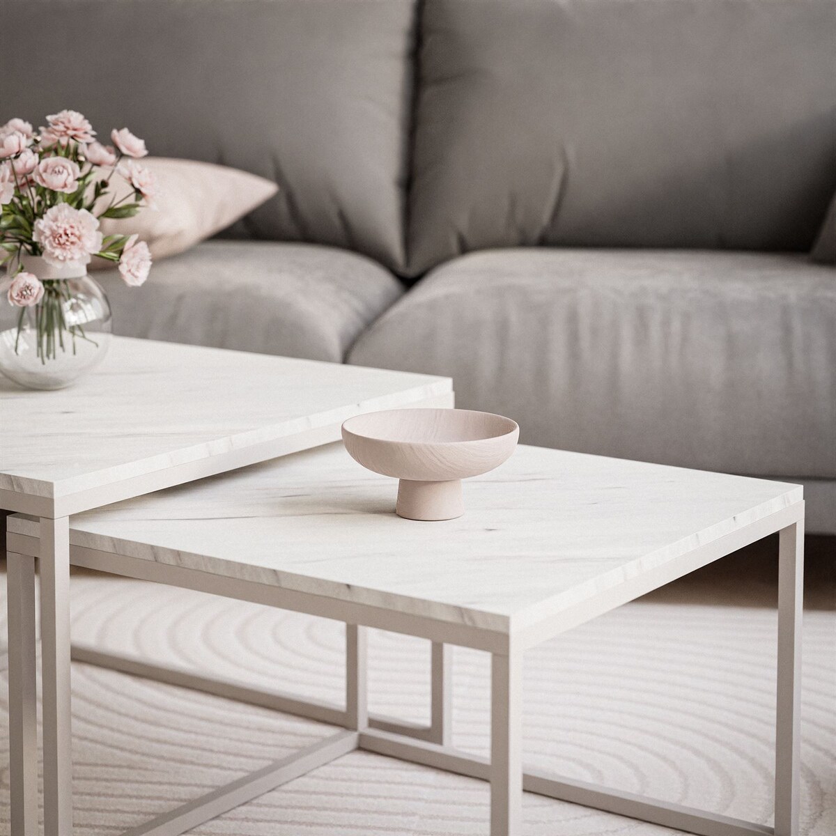 Stolik YOSHI 2w1 kaszmir marmur levanto