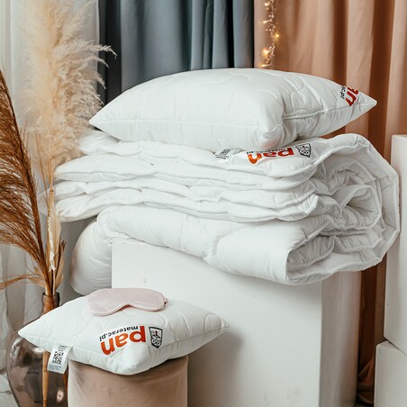 Poduszka bambusowa 50x70 BAMBOO PAN MATERAC oddychająca przyjazna dla skóry