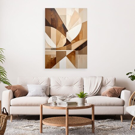 Obraz do salonu sypialni kuchni, Kształy Figury Geometryczna Abstrakcja