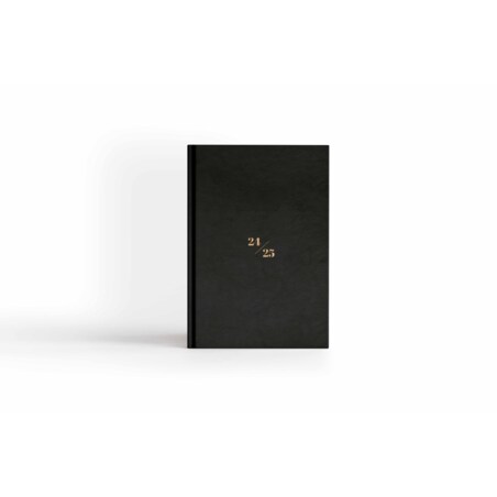 AKADEMICKI PLANNER KSIĄŻKOWY. PLANER STUDENTA. BLACK OPIUM