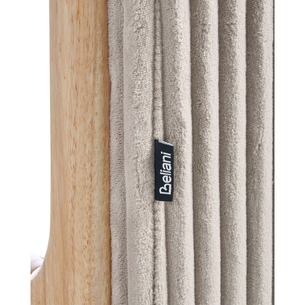 Fotel bujany SORSELE Sztruks Beżowy