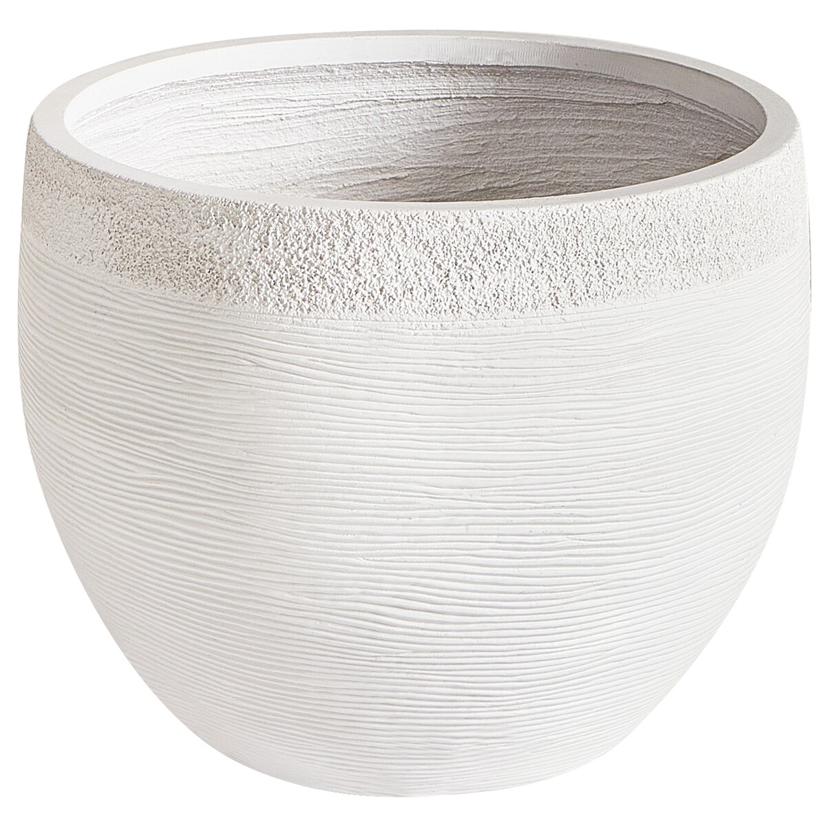 Donica ZAKROS 38 cm Biały