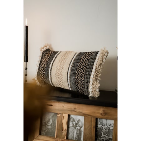 Poduszka ozdobna z metaliczną nitką MIRAGE, 30 x 50 cm