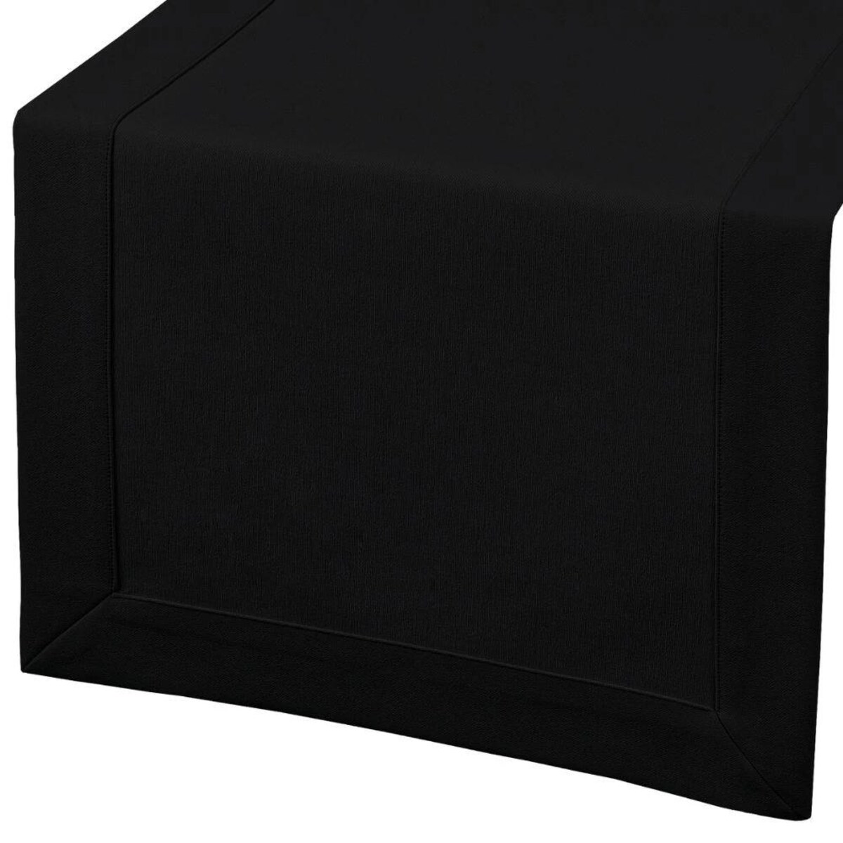 Bieżnik Maxima czarny (6018) O5 - 40x140 cm - czarny