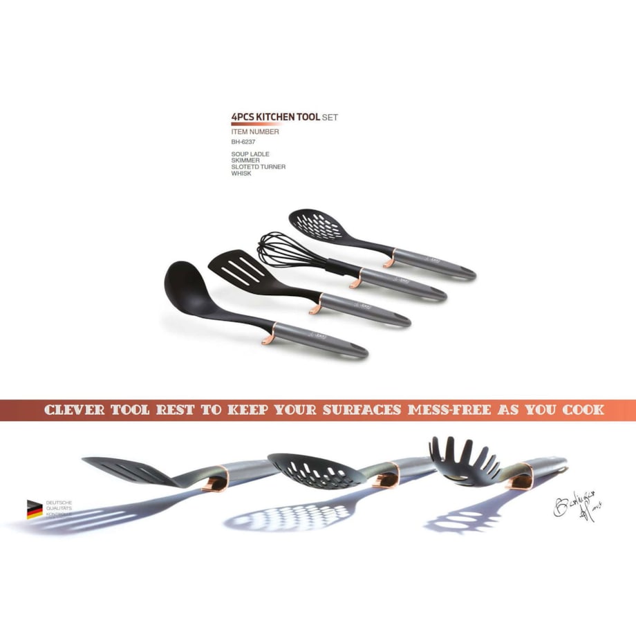 Zestaw przyborów kuchennych 7 elementów BERLINGER HAUS Moonlight