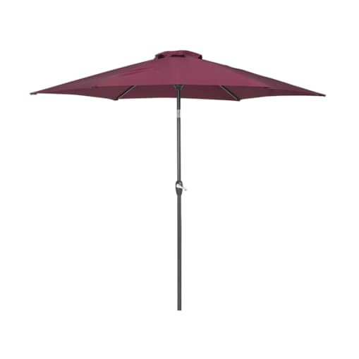 Parasol ogrodowy ⌀ 270 cm burgundowy VARESE