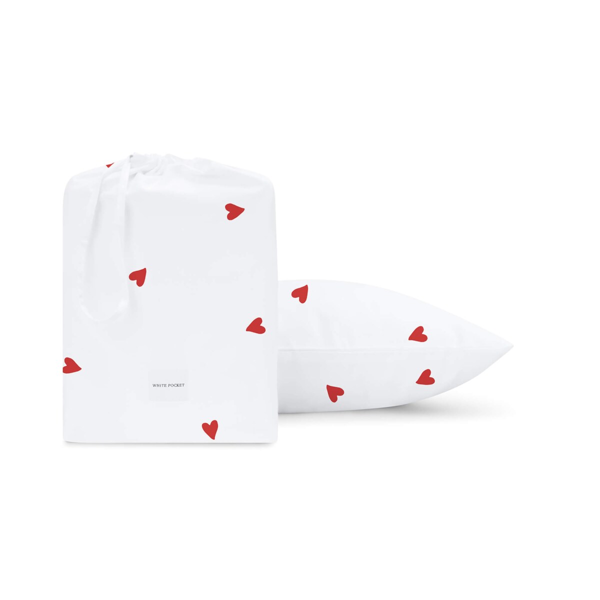 Pościel Serduszka 220/200 + 2 x 70/80 cm