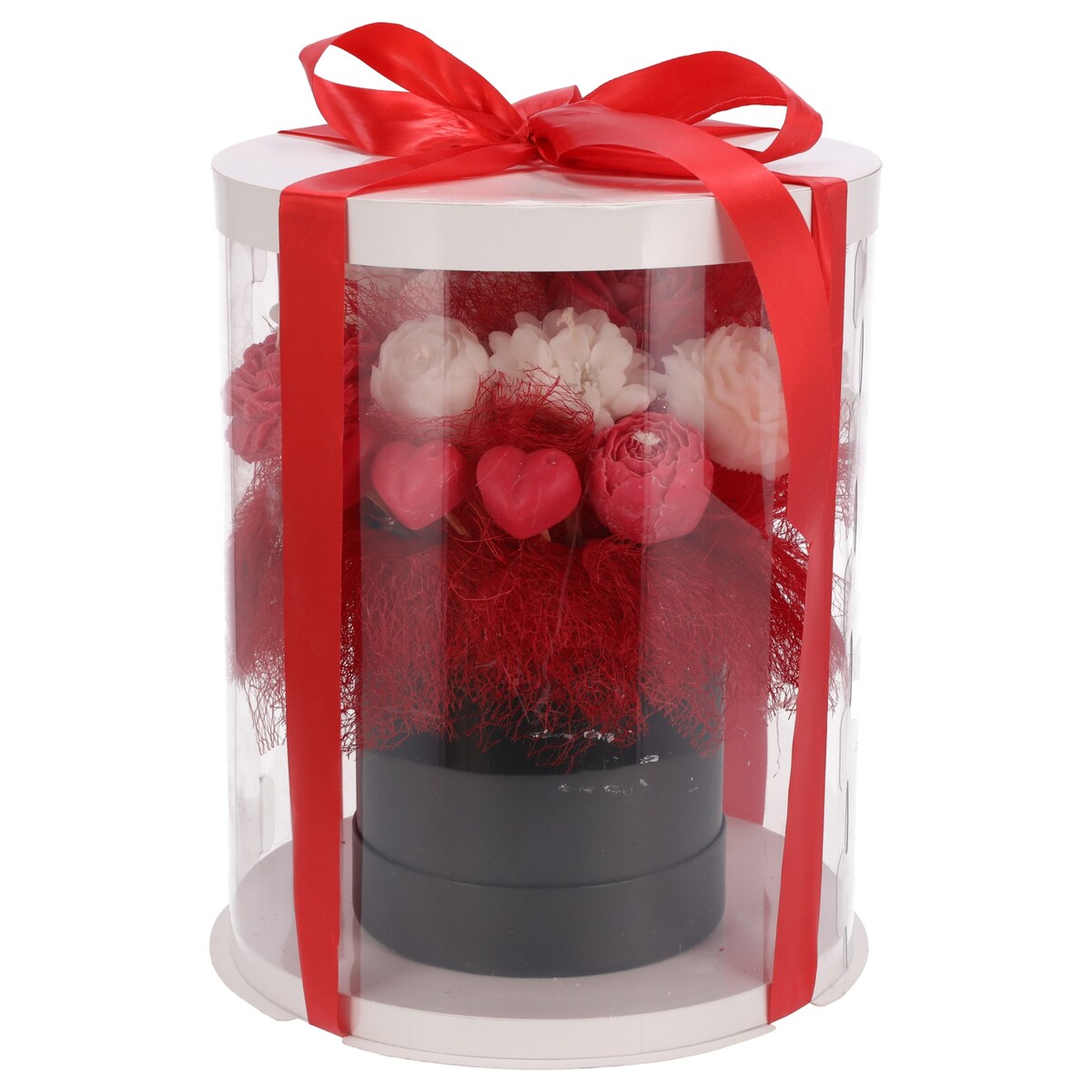 Świeca sojowa ZAPACHOWA bukiet FLOWERBOX handmade prezent CANDELA ENCANTADA