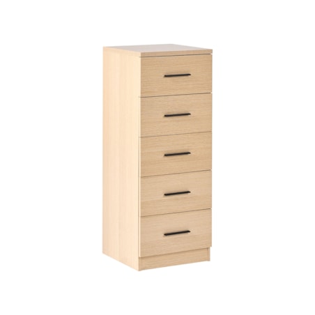 Komoda 5 szuflad KITIMAT Jasnobrązowy