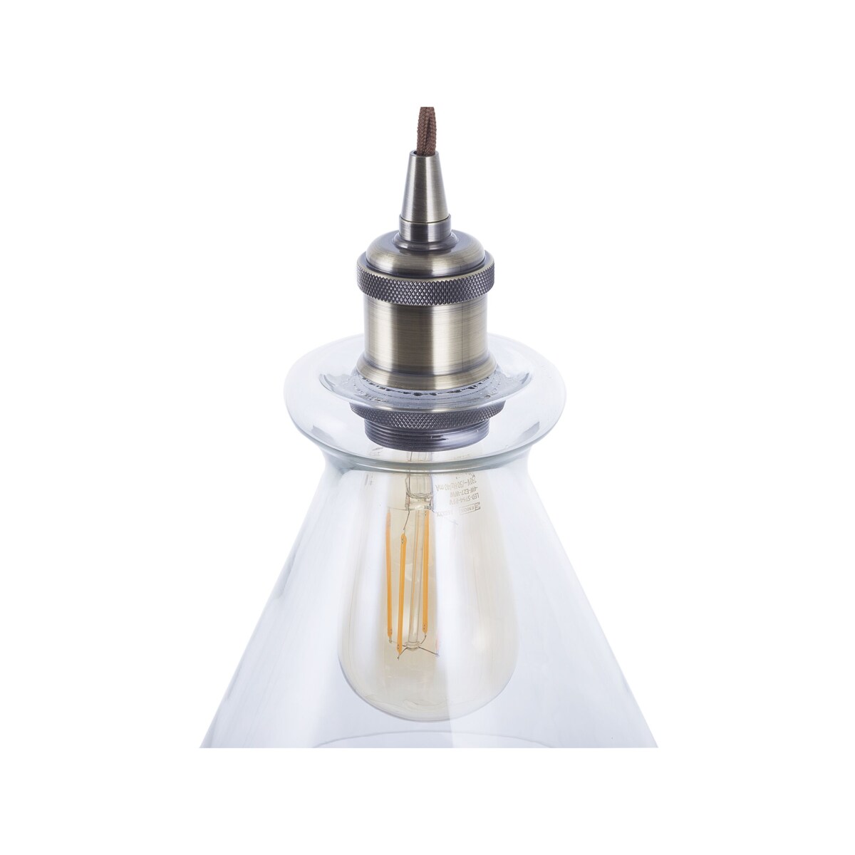 Lampa wisząca szklana BERGANTES