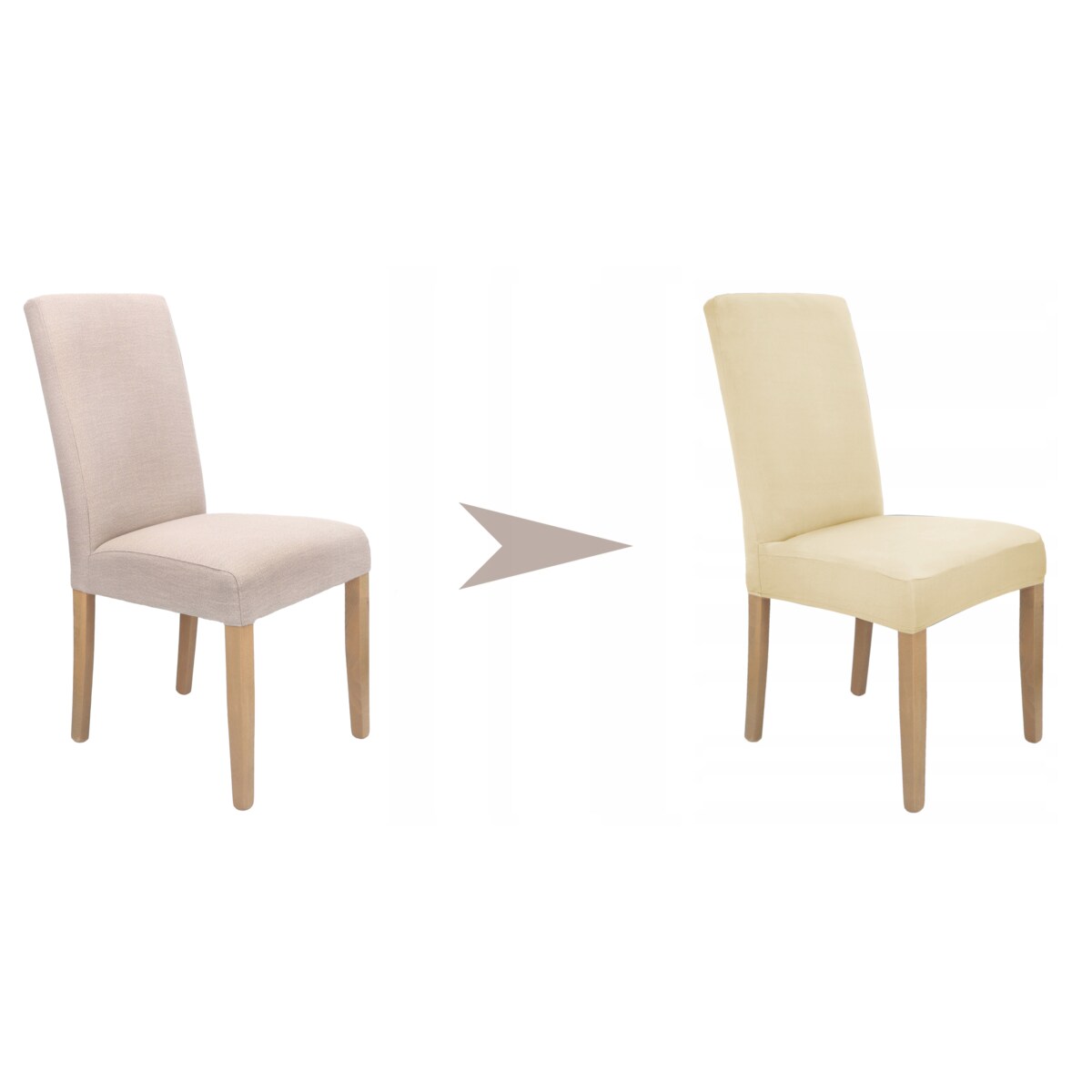 POKROWIEC NA KRZESŁO JASNY BEŻ ELASTYCZNY [21M]