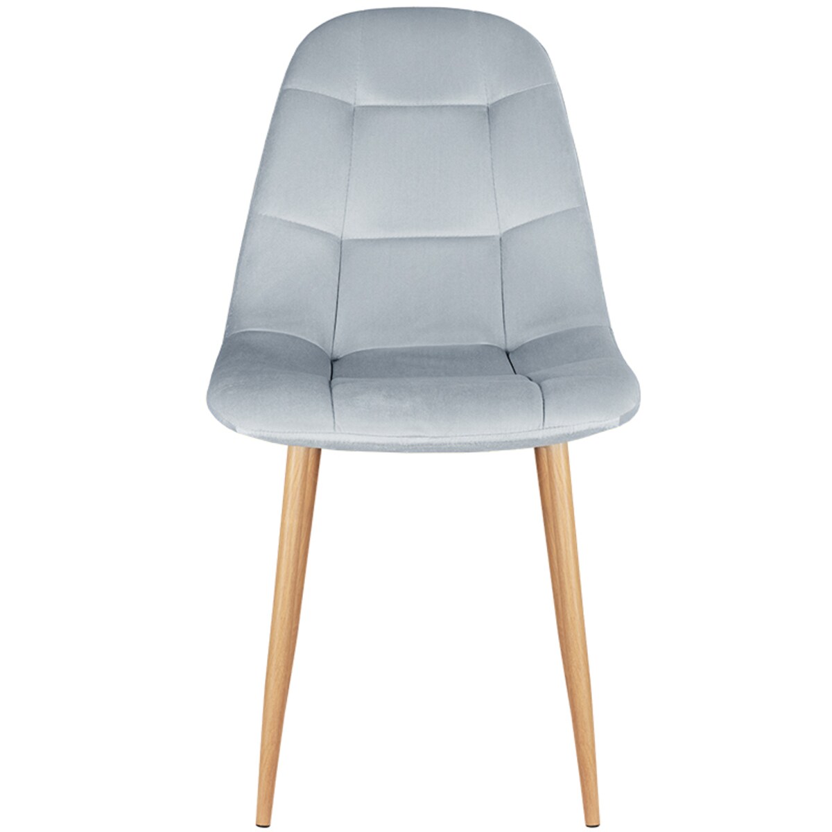 Krzesło tapicerowane do salonu jadalni welurowe pikowane nowoczesne