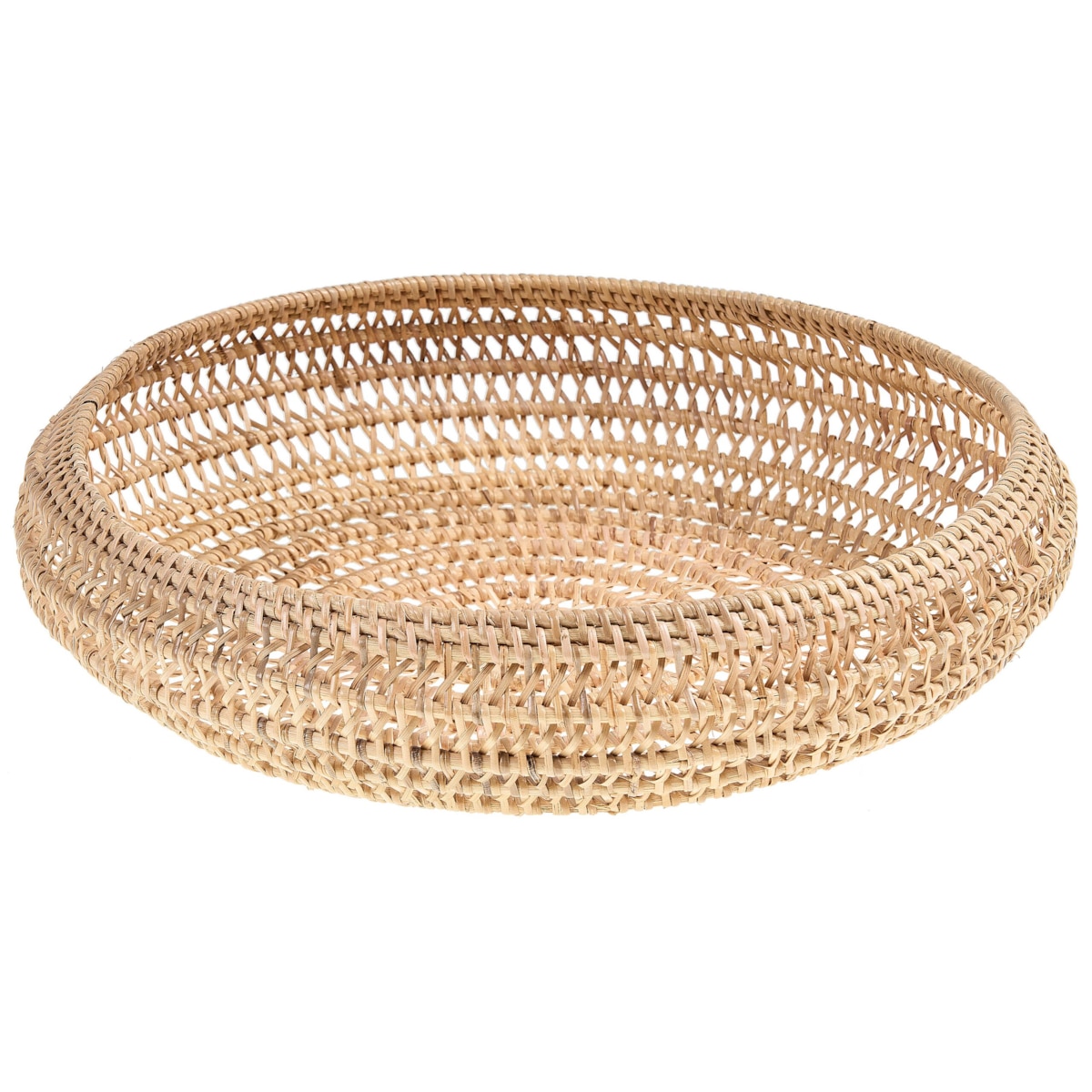 Rattanowa misa dekoracyjna naturalna INDRAGIRI