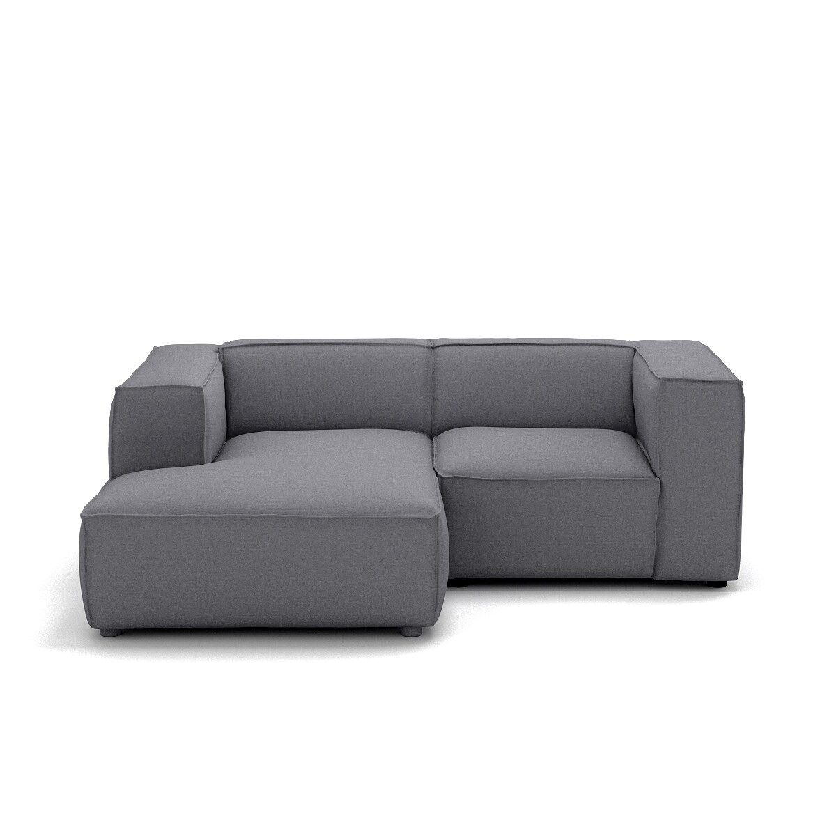 Narożnik 3 osobowy lewy Modularis - Szary Welur