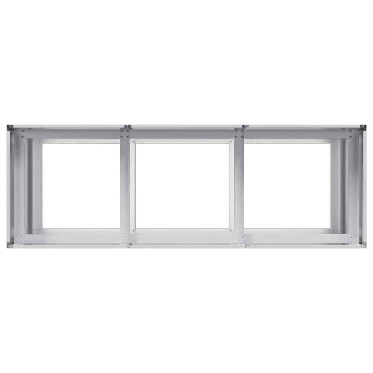 vidaXL Doniczka 120x40x80 cm Stal ocynkowana