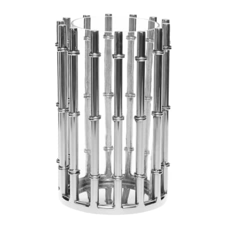 LAMPION PILLAR 13X13X21CM SREBRNY