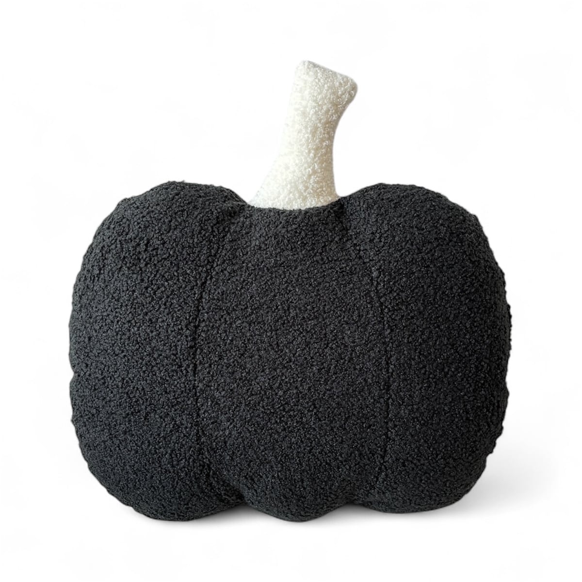 Poduszka jesienna Dynia boucle czarna