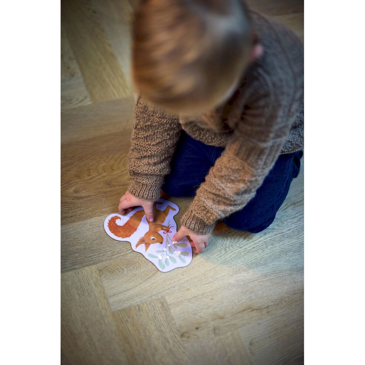 Filibabba Puzzle zestaw 4 układanek Wonderful Winter - Forest friends