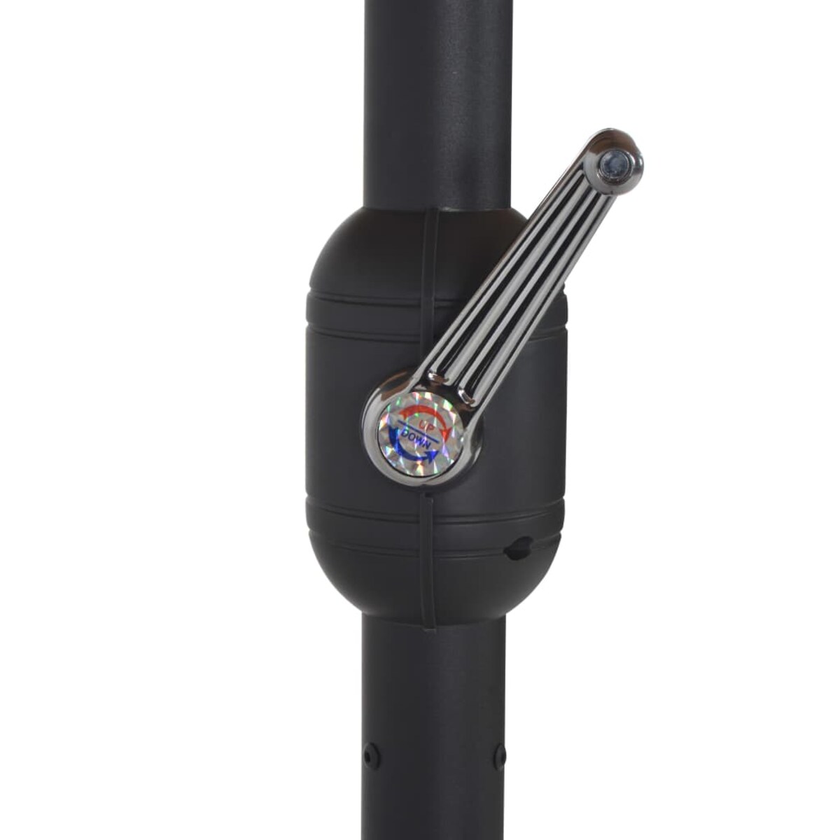 vidaXL Parasol ogrodowy na słupku aluminiowym, 460 x 270 cm, taupe