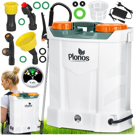 Opryskiwacz akumulatorowy Plonos PL-602 plecakowy elektryczny 16L 460200