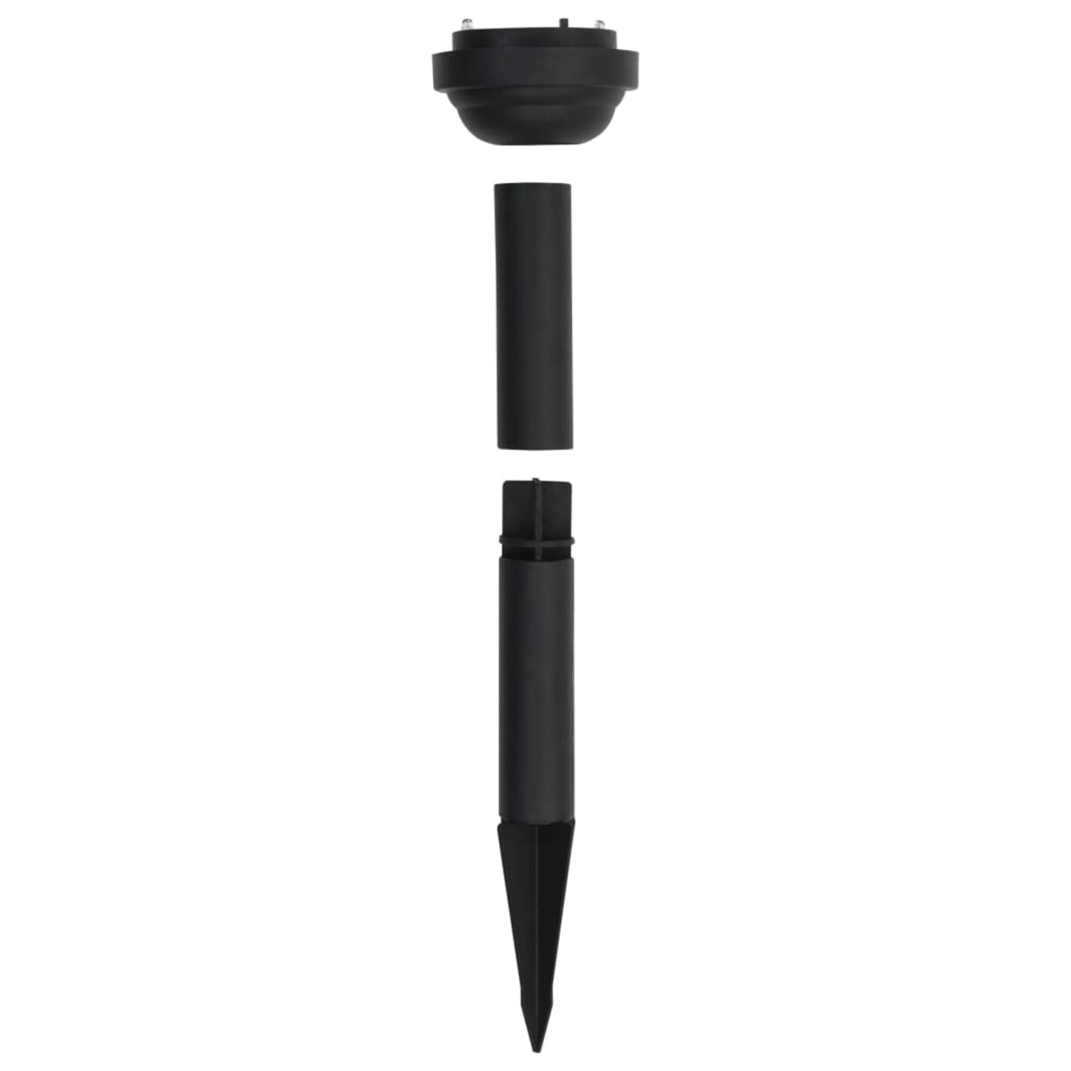 vidaXL Kuliste lampy solarne do ogrodu, 4 szt., LED, 15 cm, RGB