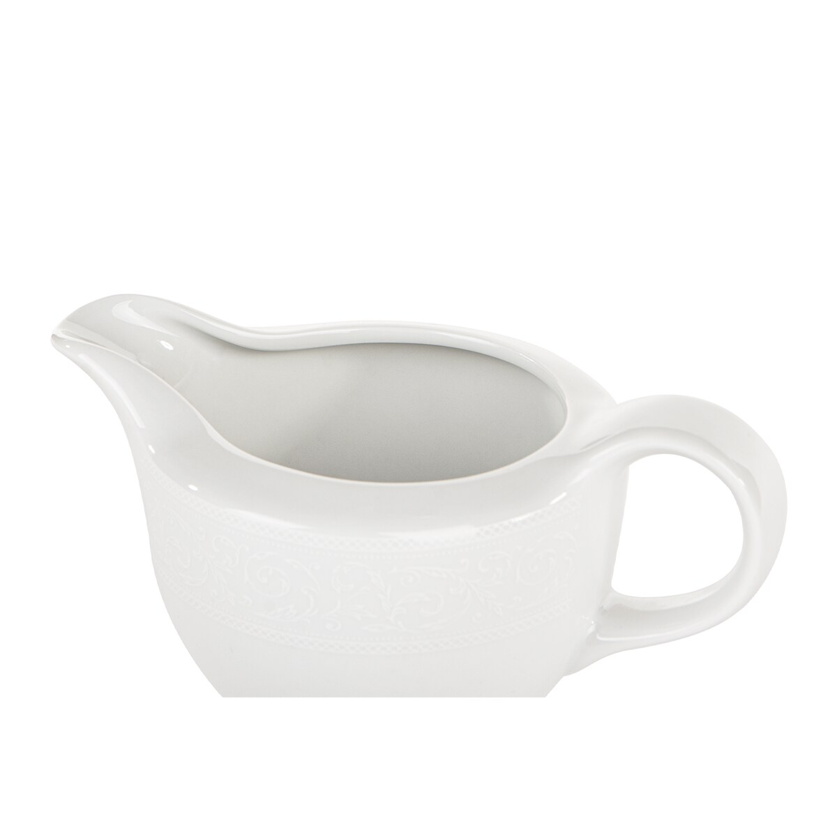 Zestaw kawowy 6os. (9el.) AMELIA BIAŁA KORONKA