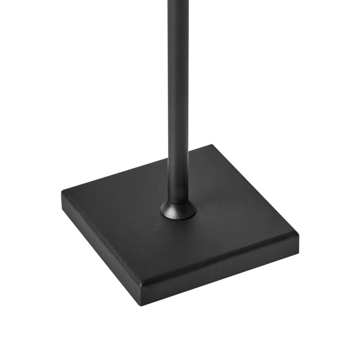 Bezprzewodowa lampa stołowa metalowa czarna VALIRA