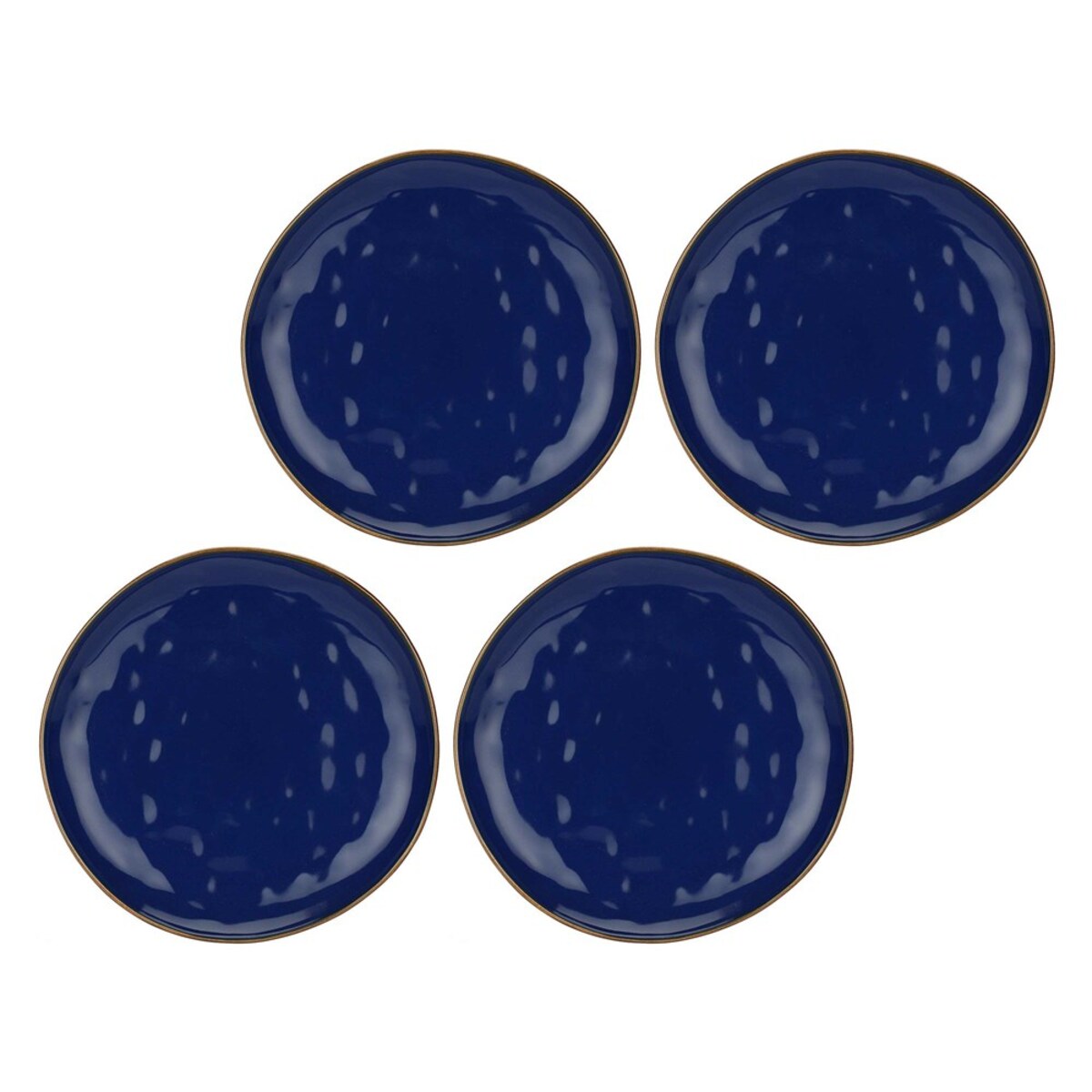 Zestaw 4 talerzy obiadowych Concerto Blu Cobalto - Kobaltowy, 27 cm