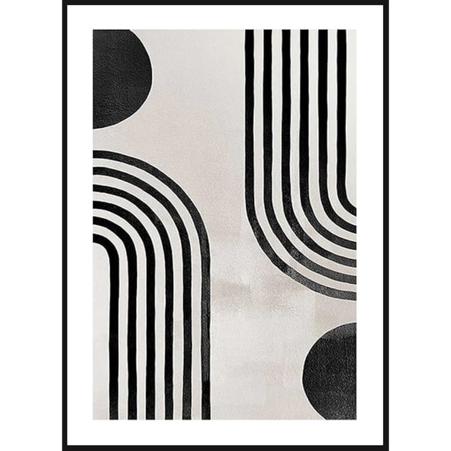 Poster Story, Plakat - Czarny Łuk No2, wymiary 42 x 60 cm