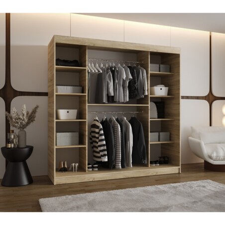 Szafa przesuwna ROSSA 200 sonoma